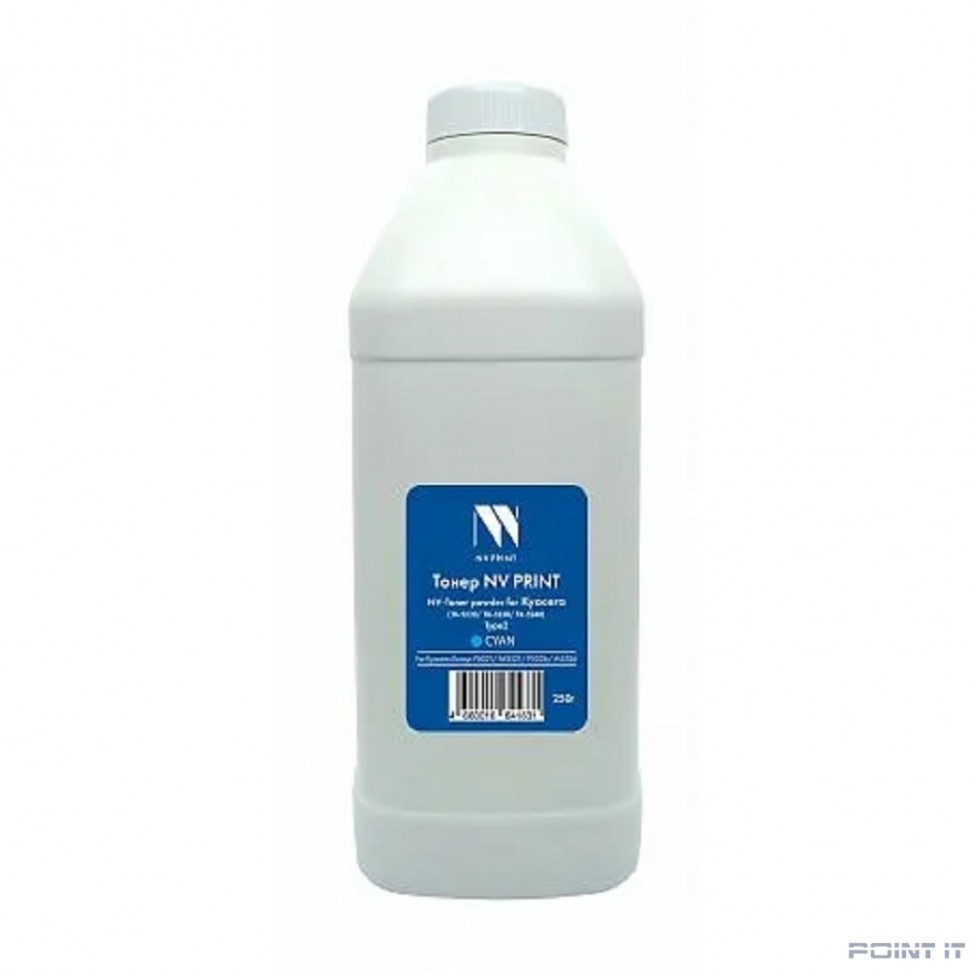 NV Print (NV-Kyo5220-Type2-250gC) Тонер для Kyocera TK-5220/TK-5230/TK-5240 уре2 (250г) Cyan для Ecosys P5021, M5521, P5026, M5526