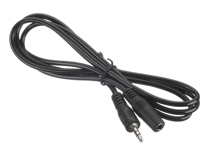 Удлинитель для наушников гнездо 3.5 мм стерео-штекер 3.5 мм стерео (1,2м), NETKO Optima