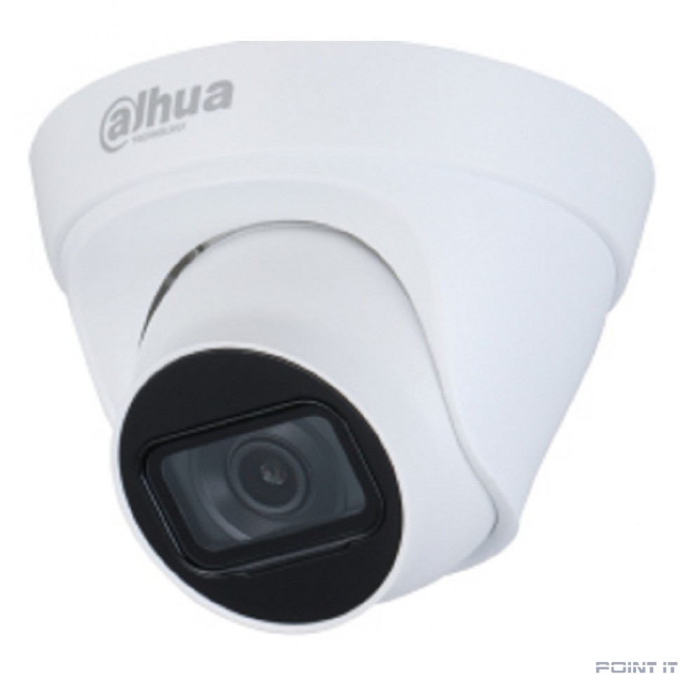 DAHUA DH-IPC-HDW1431T1P-0360B-S6 Уличная турельная IP-видеокамера 4Мп, 1/2.9” CMOS, объектив 3.6мм, ИК-подсветка до 30м, IP67, корпус: металл, пластик