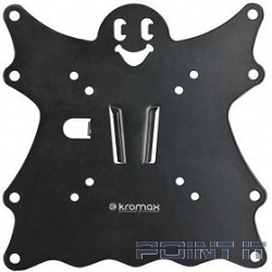 Kromax CASPER-200 black, Кр. стал. наст. для TV 15"-40", max 30 кг, 0 ст св., от ст. 21 мм, max VESA 200x200 мм.