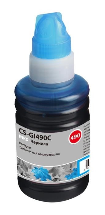 Чернила CYAN 100ML /G1400 CS-GI490C CACTUS