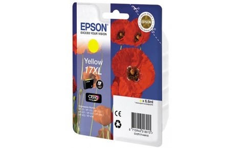 Картридж Epson Expression Home XP-33/103/203/207/303/306/406 (O) C13T17044A10, Y