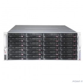 Корпус/ 4U, Optimized chassis cooling with redundant cooling fans and adjustable air shroud, 36x3.5" hot-swap SAS/SATA drive bays supporting SAS3/2 or SATA3 HDDs with 12Gbps throughput, Redundant 1200