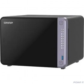 Сетевое хранилище без дисков/ SMB QNAP TS-632X-4G 6-bay 3.5" desktop NAS, AL524 4C 2.0GHz, 4GB DDR4 RAM (max 16GB), 2 x 10GbE SFP+, 2 x 2.5GbE, 1 x PCIe Gen3, 2 x USB 3.2 Gen1