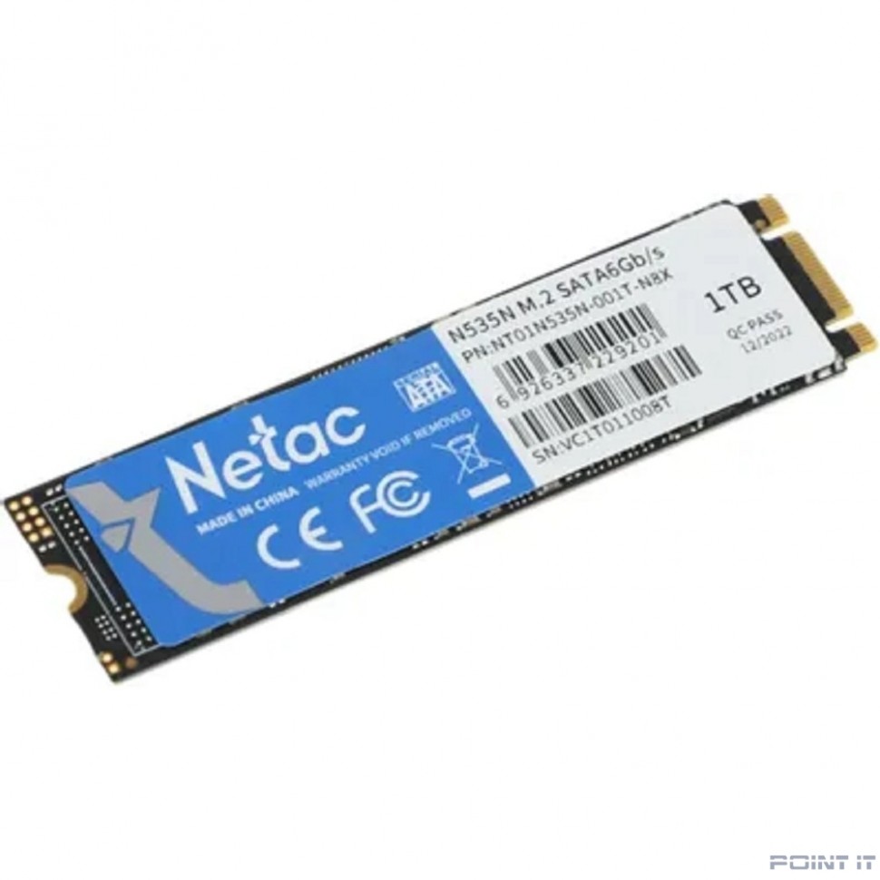 Накопитель SSD Netac SATA III 1Tb NT01N535N-001T-N8X N535N M.2 2280