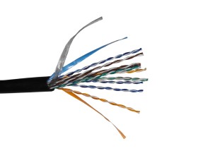 Кабель UTP10 cat.5e, 305м, 24 AWG, наружный, черный