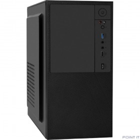 Exegate EX297995RUS Корпус Minitower BAA-308UC (mATX, без БП, 1*USB+1*USB3.0+1*TypeC, HD Audio, черный)