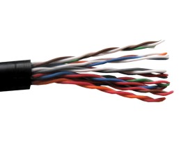 Кабель LC UTP10 cat.3, 305м, 0,40мм, наружный, черный  Н/К УЦЕНКА РАСПРОДАЖА