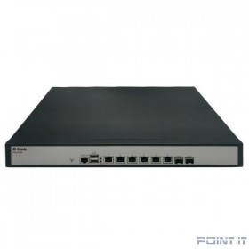 D-Link DSA-2108S/A1A Сервисный маршрутизатор с 6 настраиваемыми портами 10/100/1000Base-T и 2 портами 1000Base-X SFP