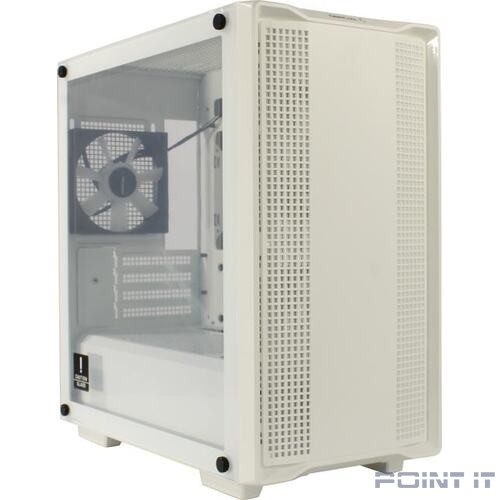 Deepcool, CC360 WH ARGB R-CC360-WHAPM3-G-1, Mini-ITX/Micro ATX, USB 3.0/2.0, HD-Audio+Mic, Кулер 3*120мм ARGB, Высота процессорного кулера до 165мм, Длина VGA до 320мм, 2*3.5"/2+1