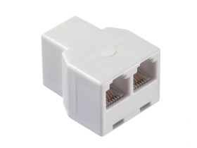 Переходник телефонный гнездо RJ11 (6p4c) на два гнезда RJ11 (6p4c) / блистер, Netko РАСПРОДАЖА