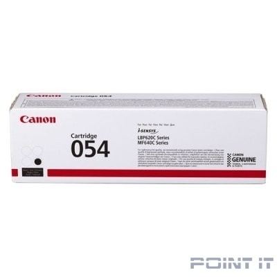 Canon Cartridge 054 HBK 3028C002 Тонер-картридж для Canon MF645Cx/MF643Cdw/MF641Cw, LBP621/623 (3100 стр.) чёрный (GR)