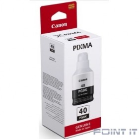 Canon GI-40(PGBK) 3385C001 картридж струйный для Canon Pixma G5040/G6040, чёрный, 170 мл.