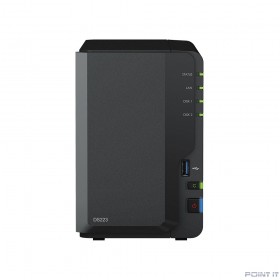 СХД настольное исполнение 2BAY NO HDD DS223 SYNOLOGY
