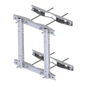 Кронштейн столбовой универсальный ШКК/ШКВ 6U-12U
