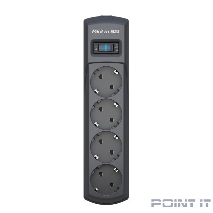 ZIS Сетевой фильтр m Max 10m {4 розетки, увеличенная мощность 3300 Вт}