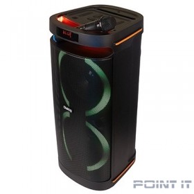 Dialog Oscar AO-300 - акустическая колонка 1.0, 80WRMS, Караоке с беспр. микр.,  BT+FM+USB+SD+LED