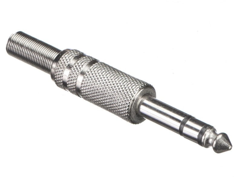 Штекер 6.3 стерео (металл), NETKO Optima