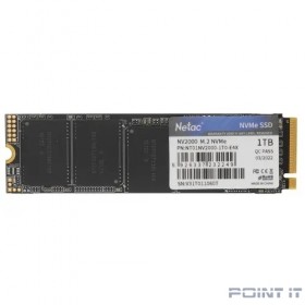 SSD Netac NV2000 PCIe 3 x4 M.2 2280 NVMe 3D NAND SSD 1TB NT01NV2000-1T0-E4X