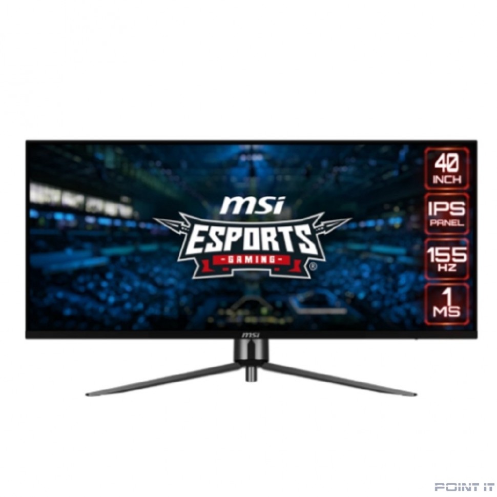 Монитор MSI 40'' MAG401QR Black, 21:9, IPS, 3440x1440, 4ms, 400cd, 155Hz, 2xHDMI, 1xDP, 2xUSB, 1xUSB-C, HAS