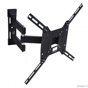 Kromax DIX-24 черный 15"-55" макс.35кг настенный поворотно-выдвижной и наклонны