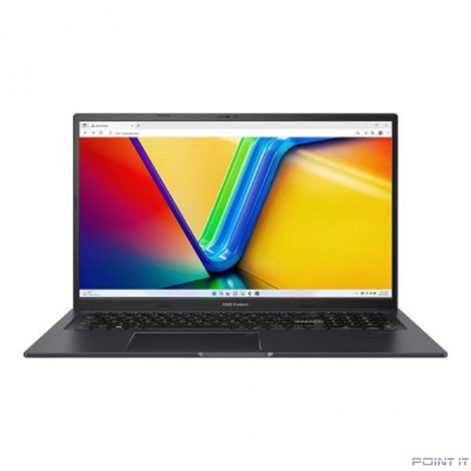 Ноутбук ASUS Vivobook 17X M3704YA-AU088 [90NB1192-M003S0] Indie Black 17.3" {FHD Ryzen 7 7730U/16Gb/SSD1Tb/noOS}
