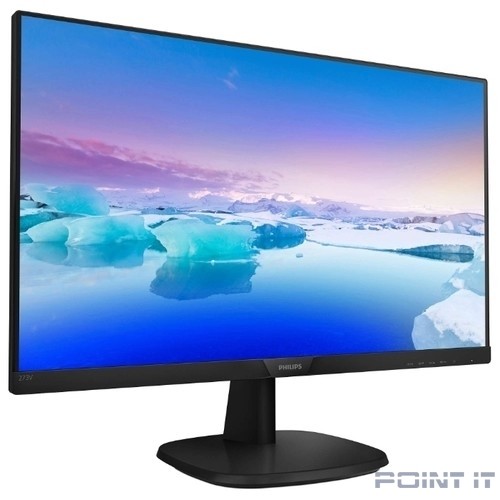 Монитор LCD PHILIPS 27" 273V7QDAB (00/01) черный {IPS LED 1920x1080 5мс 16:9 250cd 178/178 DVI HDMI D-Sub}