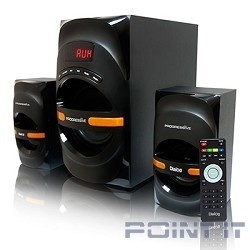 Dialog Progressive AP-210B BLACK {2.1, 30W+2*15W RMS, Bluetooth, USB+SD reader}