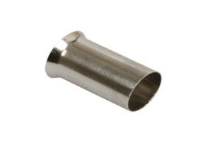 Штыревой втулочный кабельный наконечник EN 1012 (НШВ F=12мм) 1,0мм2, неизолированный, 100 шт, NETKO Optima