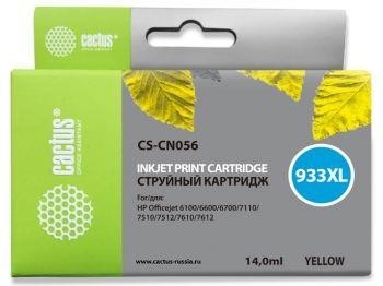 Картридж YELLOW NO.933 14ML CS-CN056 CACTUS