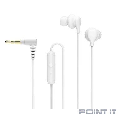 Perfeo наушники внутриканальные c микрофоном KNOB белые