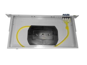 Кросс оптический 19, 1U 4 LC SM Duplex, укомплектованный