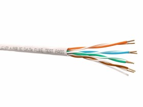 Кабель LC UTP4 cat.5е, одножильный, 305м, Cu, Проходит Fluke тест, серый