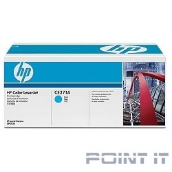 HP CE271A Картридж ,Cyan{CLJ CP5520/5525, Cyan, (15000стр.)}