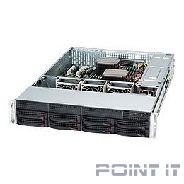 Supermicro CSE-825TQC-R1K03LPB Корпус компьютерный Black 2U SC825TQC SAS3 LP chassis w/ Red. 1000W PWS [CSE-825TQC-R1K03LPB]