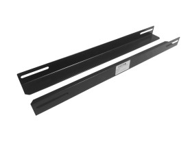 Рельса  L  для шкафа глубиной 800 (520*35.5*45.2) чёрная (2 шт)