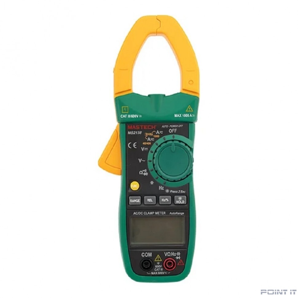 Mastech (13-1311) Токоизмерительные клещи MS2138 + постоянный ток