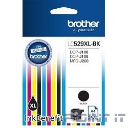Brother LC529XLBK Картридж , Black{DCP-J100/J105/J200, Black, (2400стр.)}